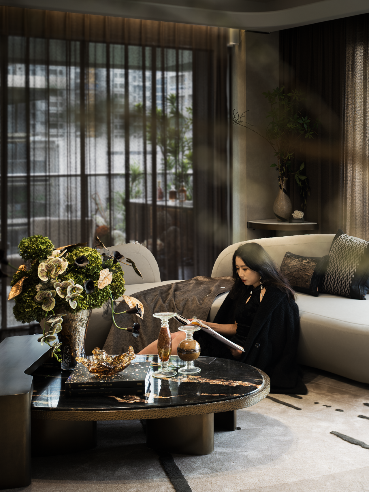 西安越秀铁建樽樾样板间丨中国西安丨软装菲洛米斯PHILOMIS,产品设计木厘-13