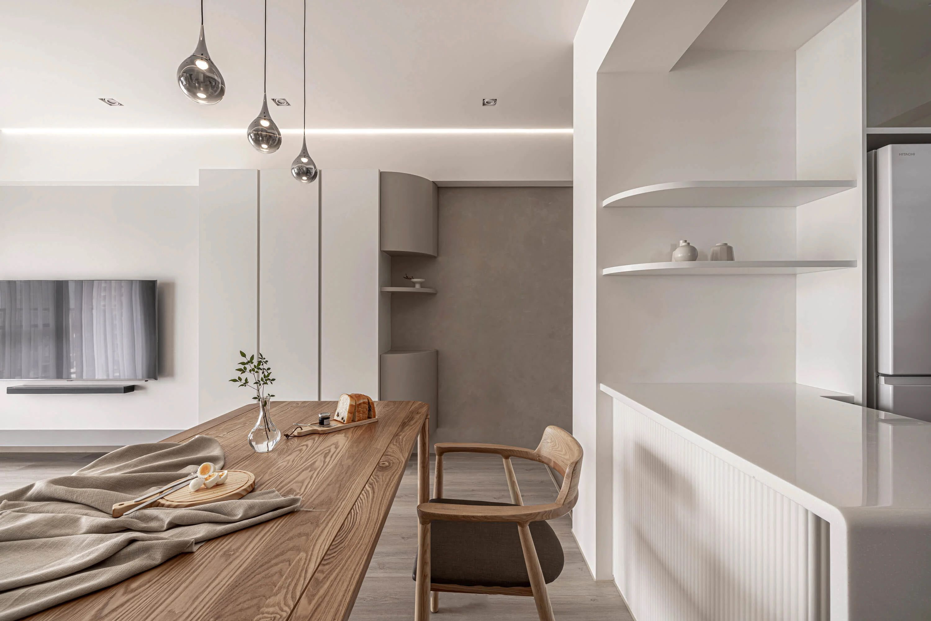 温润奶油风居家空间丨寓子设计-46