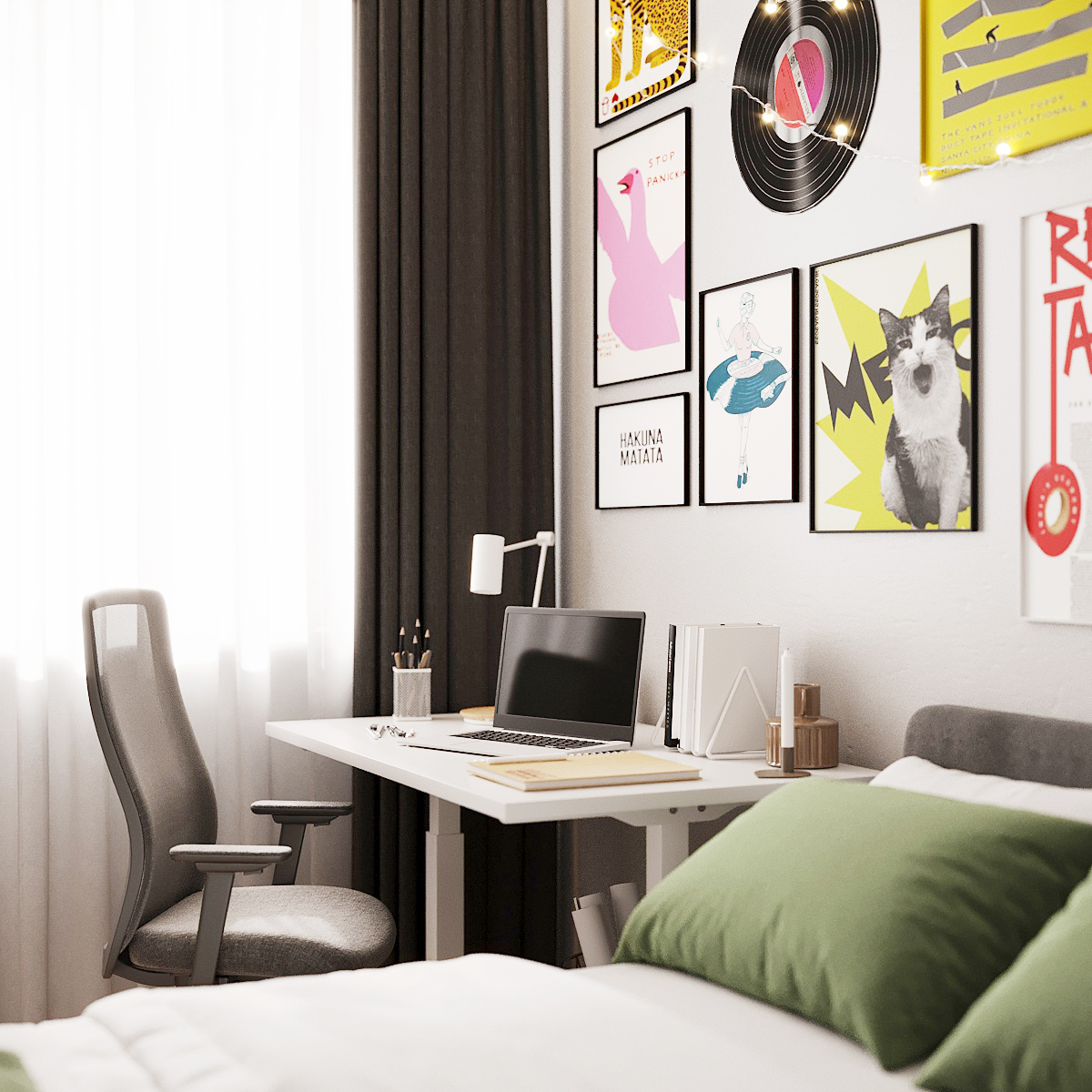 Apartment design for a large family-20