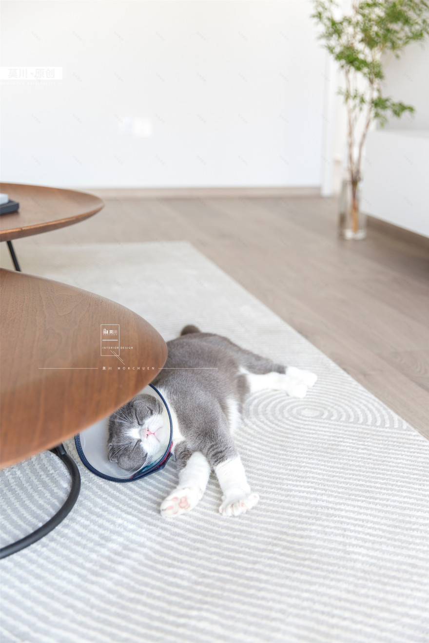 珑门名苑丨 112m²四室两厅,夫妇俩与猫咪的简约自然生活!-55