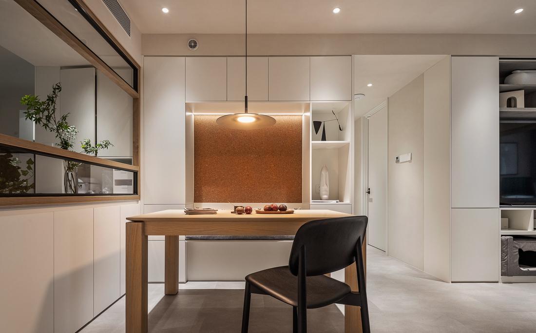 82㎡三口之家的半开放式冥想空间设计-24