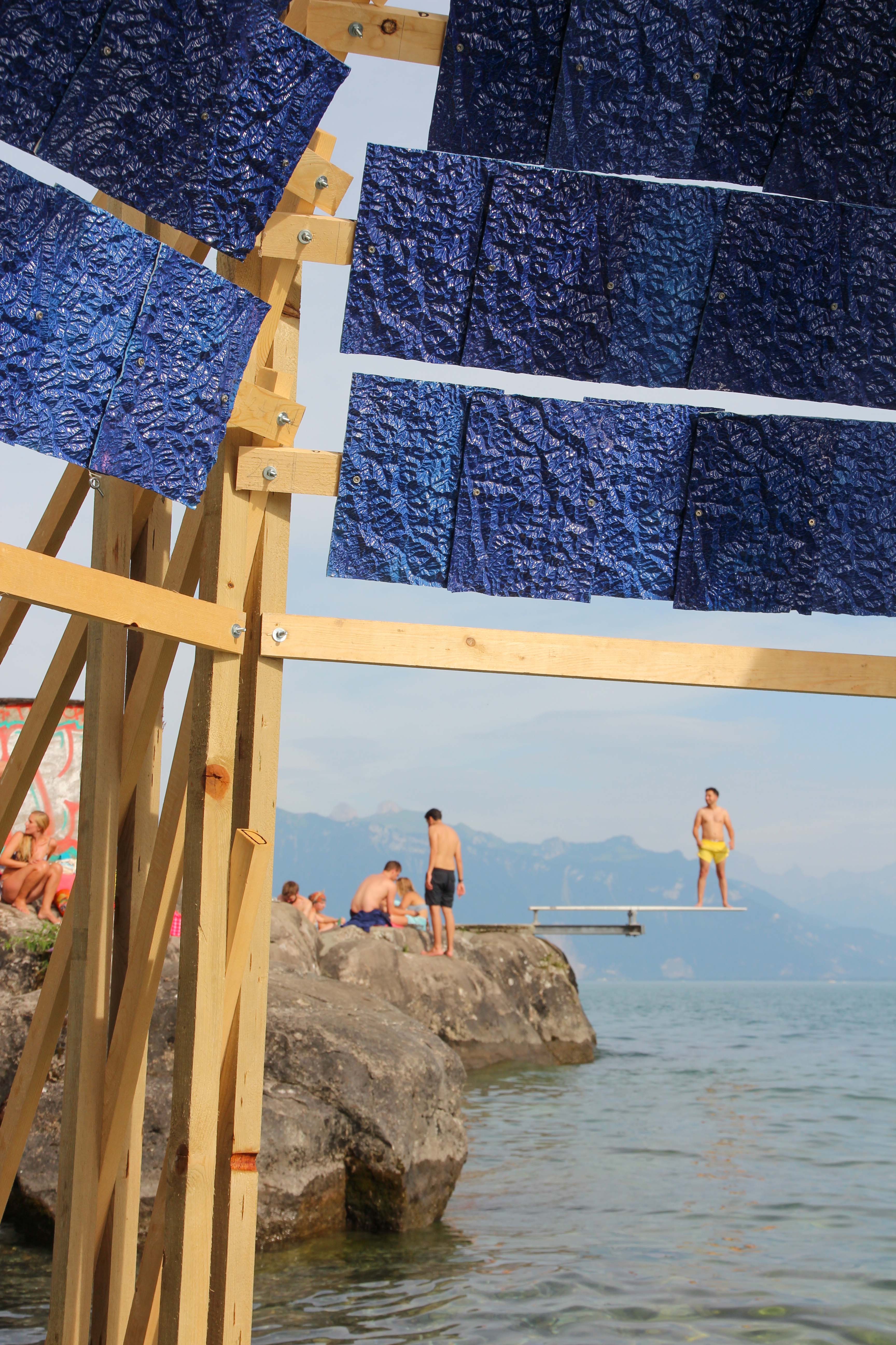 水之馆 | 瑞士建筑师打造木瓷交融的湖中展馆-25