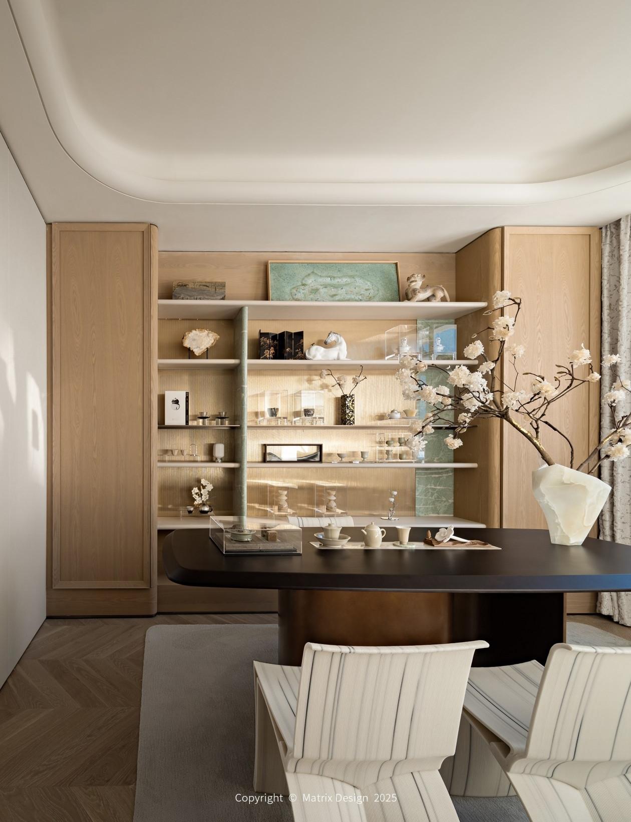 海晟山和云畔 345㎡样板间丨中国南通丨硬装矩阵纵横,软装矩阵鸣翠-12