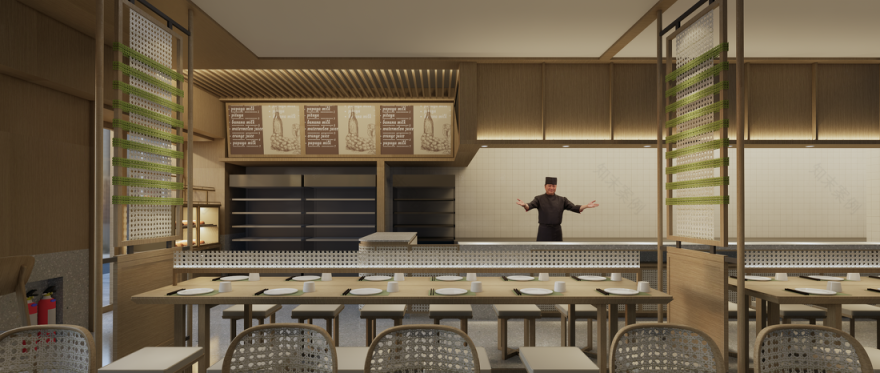 传统扬州小吃店的现代艺术演绎丨中国无锡-7