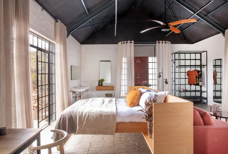 非洲荒野中的时尚小屋-1