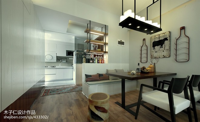 30万元样板间87平米装修案例（水榭春天  心窝）丨深圳木子仁室内设计事务所-17