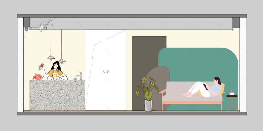 城市韵律丨薄荷设计-11