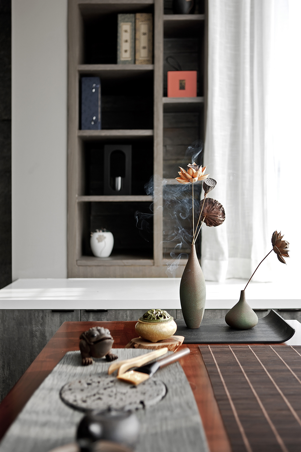 杭州天鸿香榭里 135㎡新中式禅意设计，自然与空间的完美交融-44