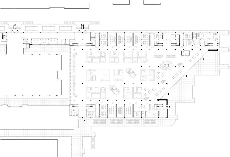 已有建筑中新空间的挖掘：镂空天花板，打造满溢阳光的中庭医学中心-18