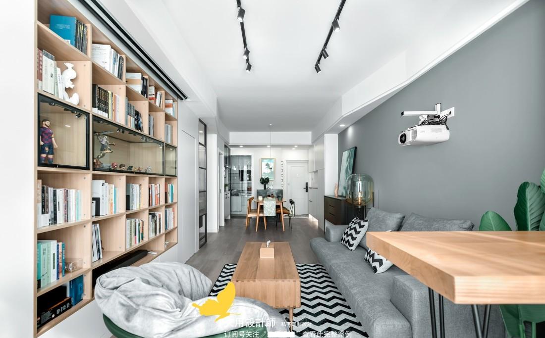 极简“去电视化”家居,打造舒适空间-0