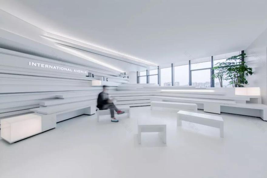 极简白,如何打造前卫艺术的国际办公-20