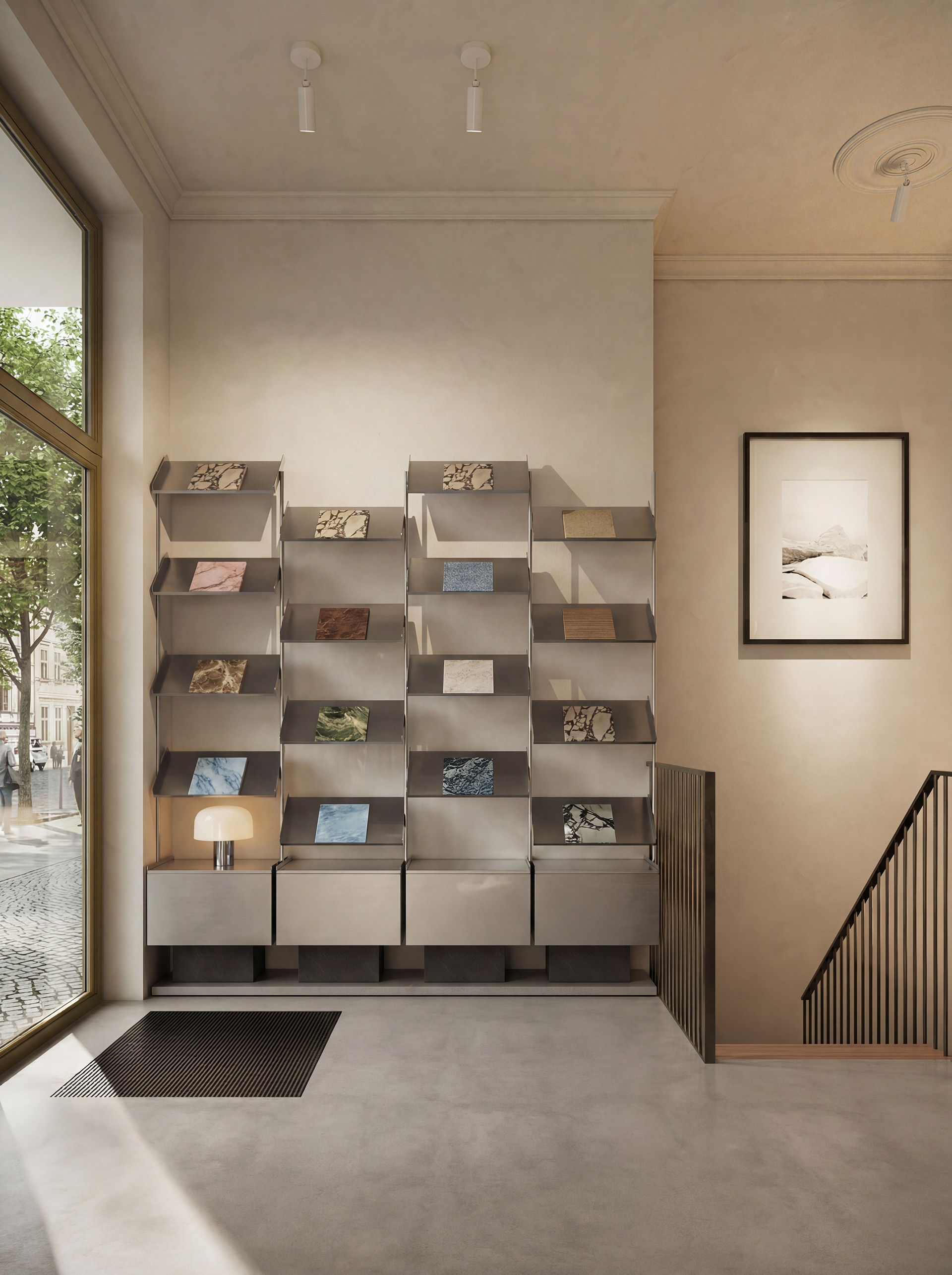 天然饰面材料展厅丨德国柏林丨Mosolova Valeria-14