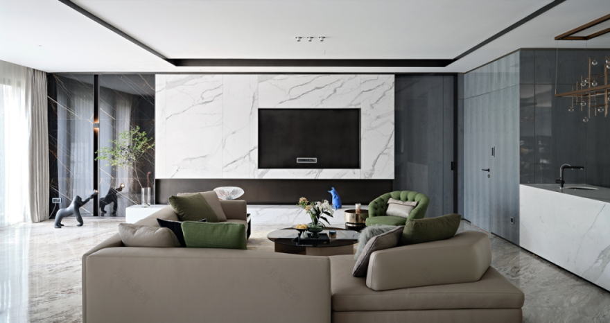 以画入室,因画筑梦——苏河湾私宅-6