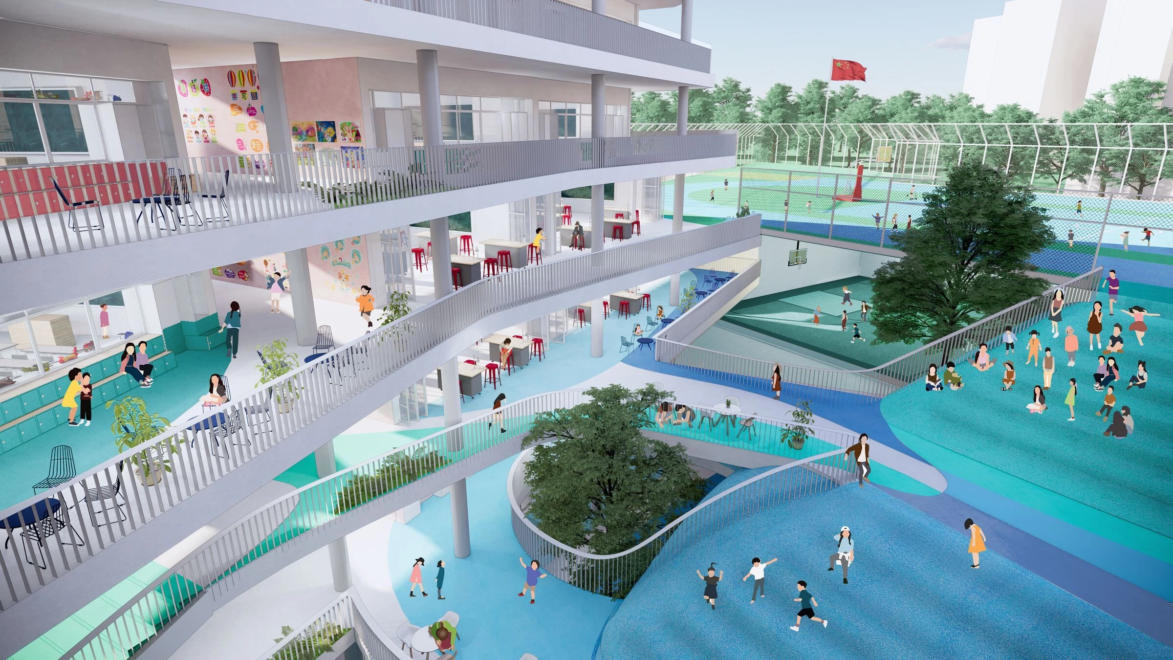 梧州小学丨China丨People's Architecture Office-18