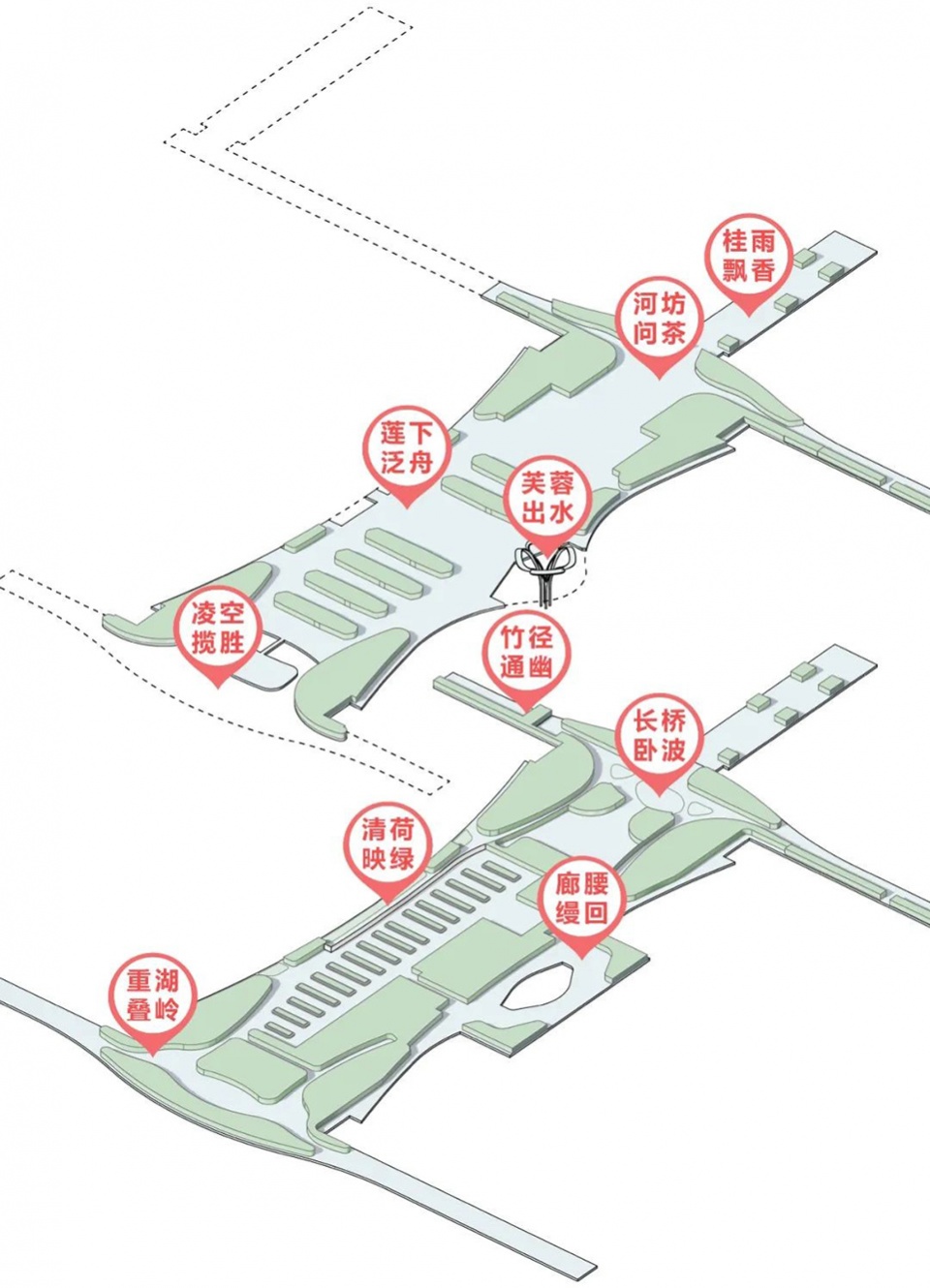 杭州萧山国际机场 T4 航站楼 | 莲下泛舟,桂雨飘香-25