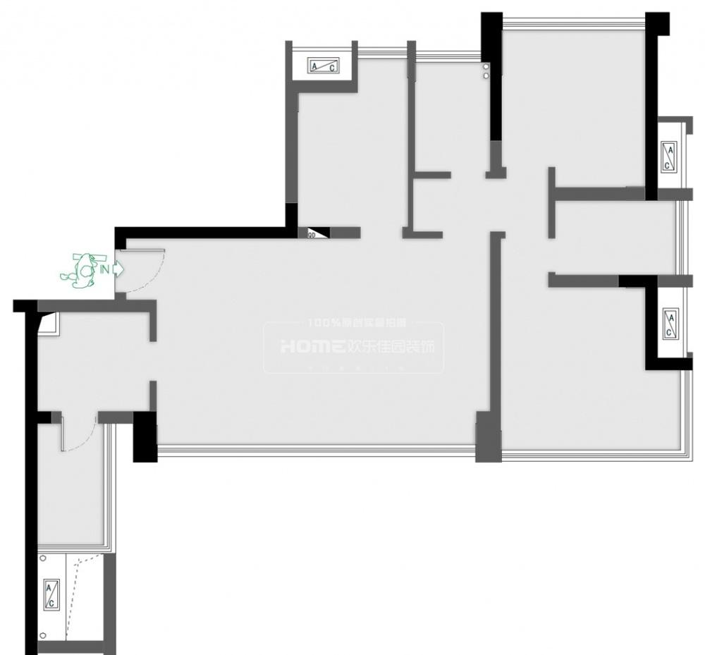 88 平现代简约家居,黑白灰变奏曲-0