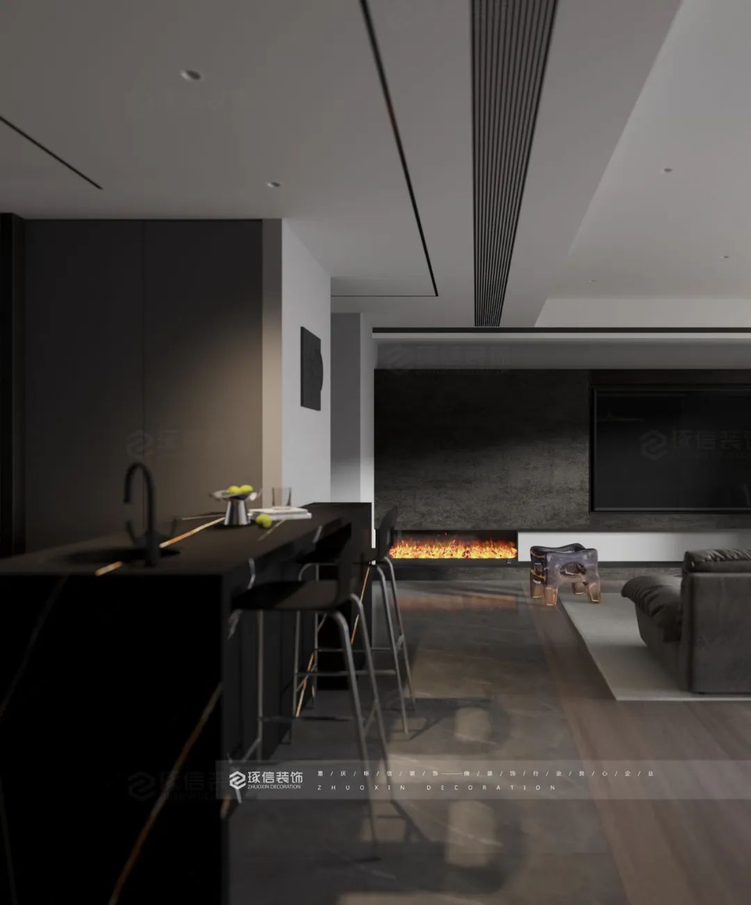 荣盛华府新婚之家丨中国重庆丨琢信装饰-12