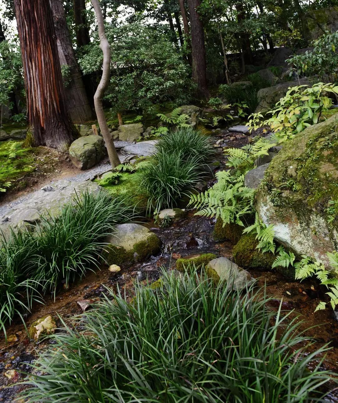 日式庭院流水设计 | 急中缓三态之美-11