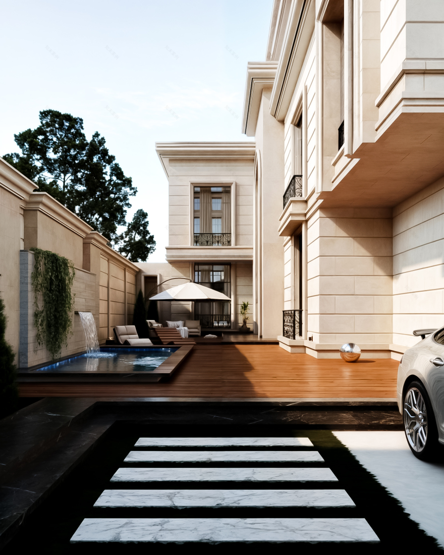 新古典别墅·沙特阿拉伯
注:KSA 是沙特阿拉伯王国(Kingdom of Saudi Arabia)的英文缩写 丨沙特阿拉伯-7