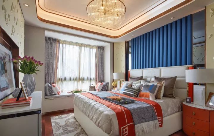 爱马仕橙与蒂芙尼蓝的室内设计魅力-11