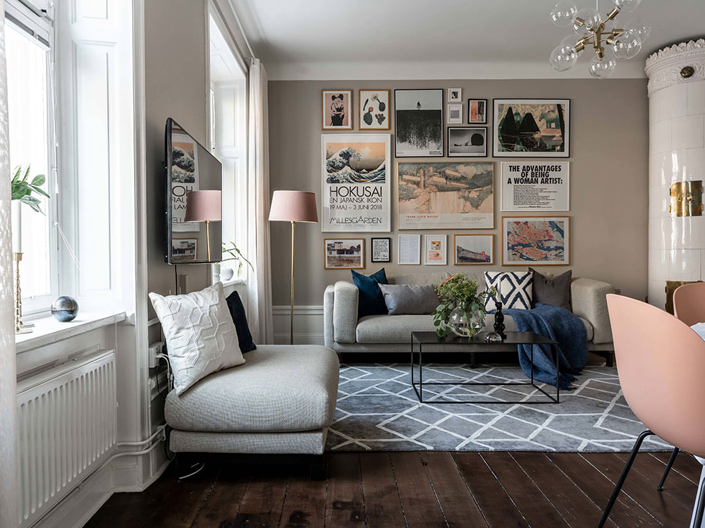 斯德哥尔摩历史建筑中的温馨一居室-2