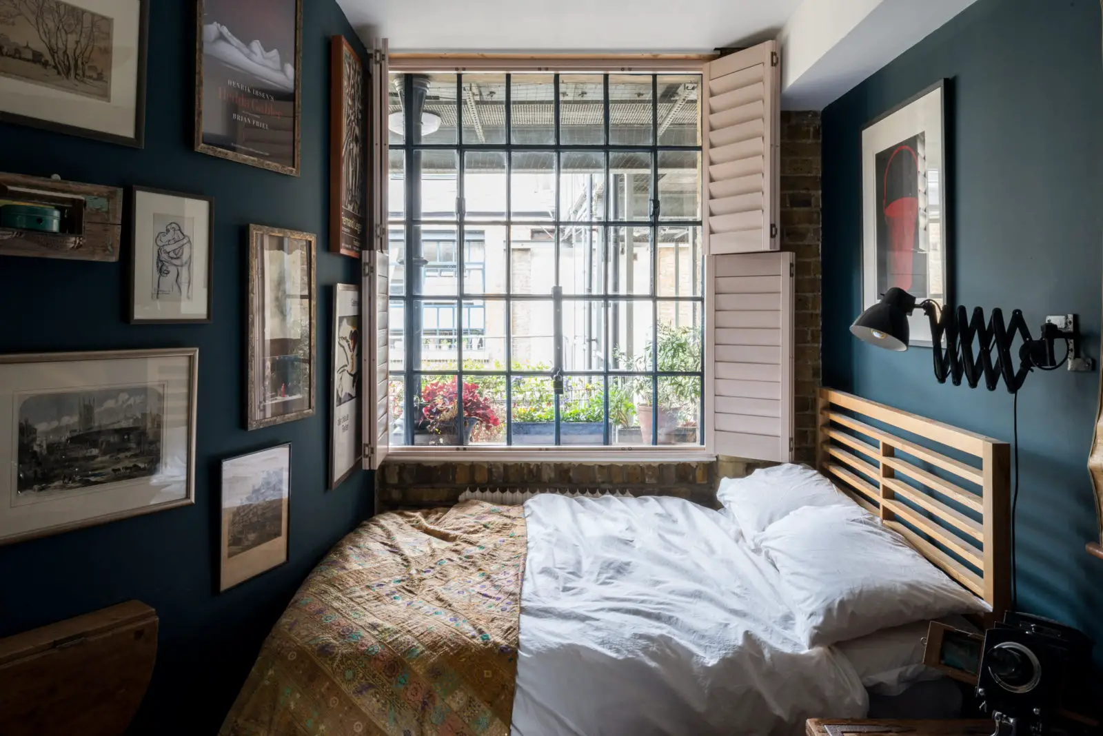 伦敦中心砖式拱窗优雅阁楼设计-16