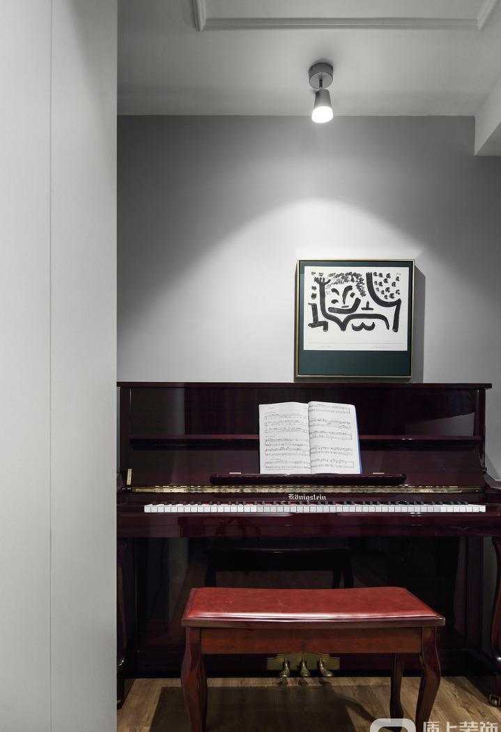 新中式蓝调空间-21