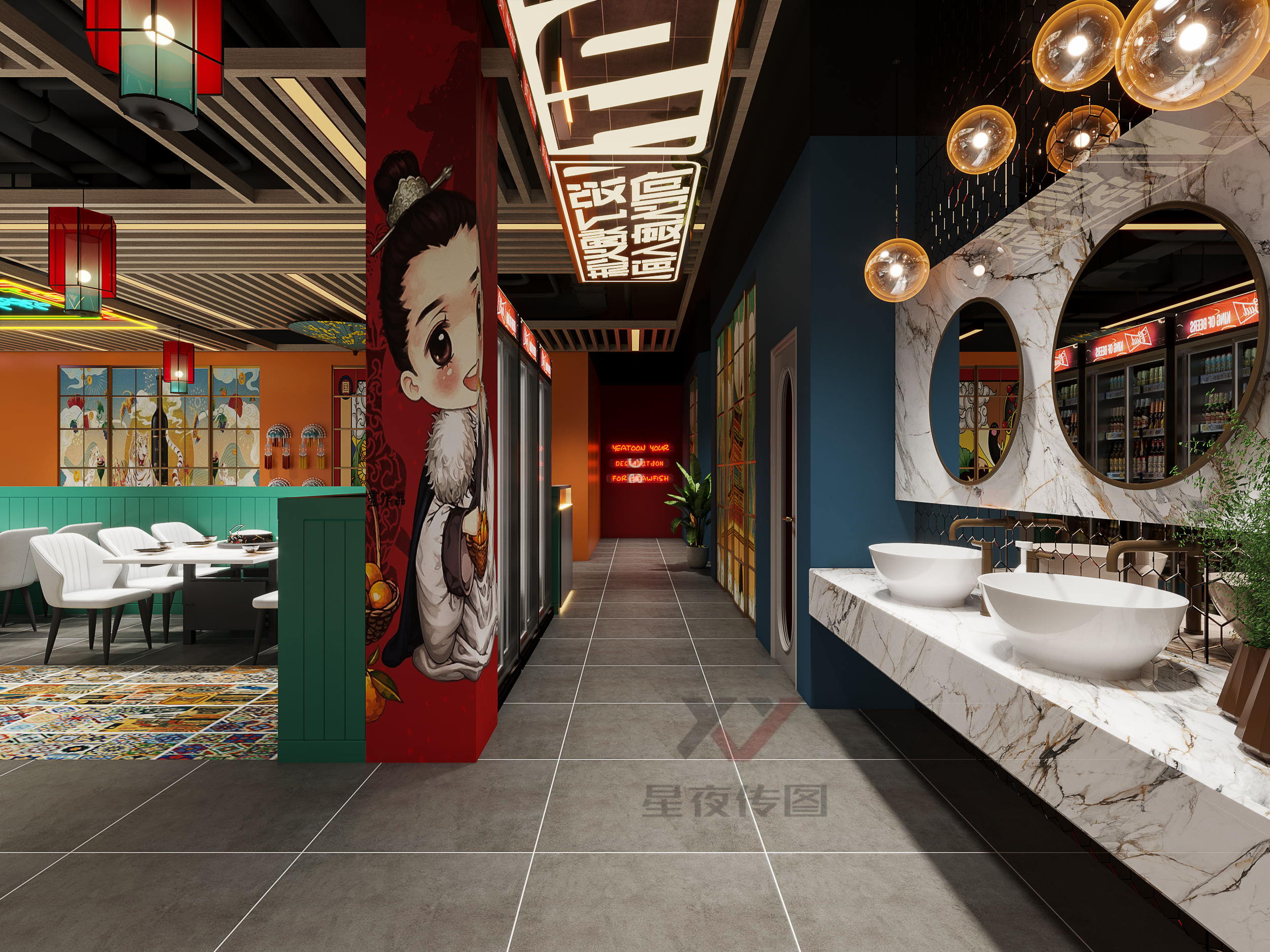 特色工装火锅店-12