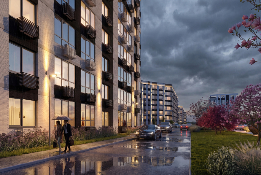 鉴于Residential Comple·表述可能有误,推测可能是Residential Complex ,若如此,翻译为:迈科普的住宅小区 丨RussiaMaykop-5