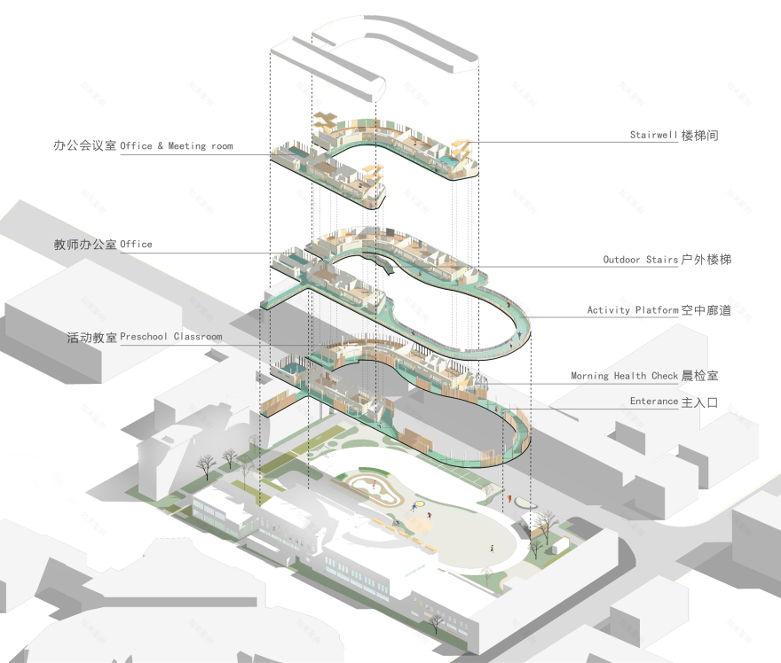 云南省玉溪市第一幼儿园教育集团桂山园更新丨中国玉溪丨上海思序建筑规划设计有限公司-39