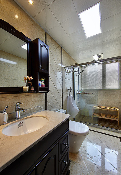 四室两厅现代中式风格-0