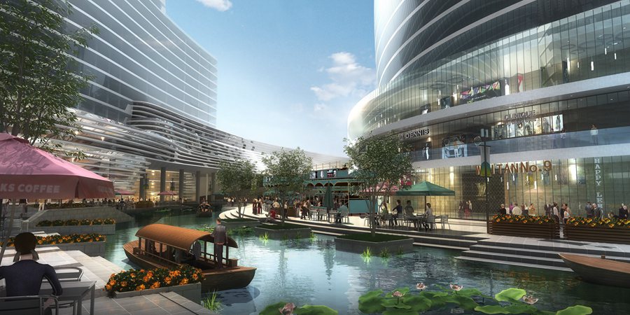 宁波市鄞州南部商务区门户区设计方案丨中国宁波丨amphibianArc,合作方为宁波鄞州建筑设计院-10