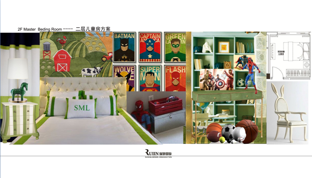 16套新古典风格样板间软装搭配设计案例-27