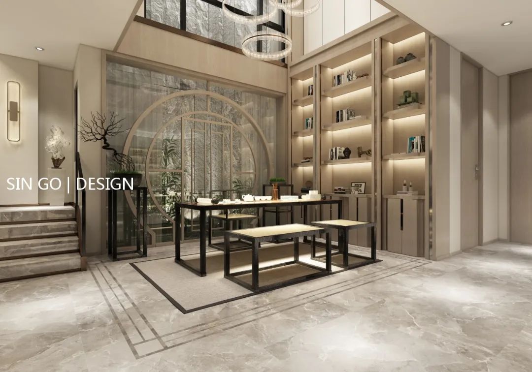 南京•南京院子 560㎡新中式别墅,演绎精致生活-44