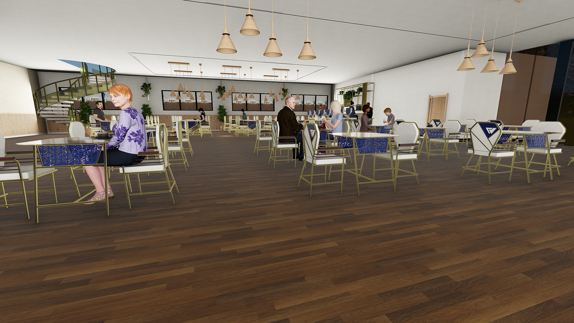 餐厅定制家具设计（极简室内概念）-13