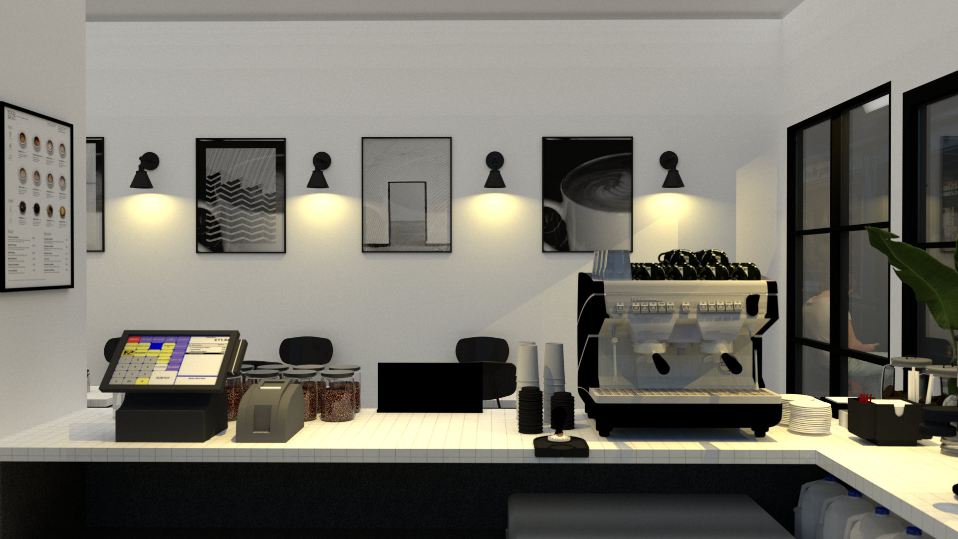 极简主义咖啡店丨Mirachma  Titik Hilang Design-20