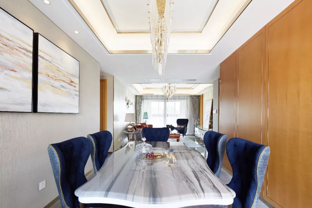 143㎡轻奢主义，细节中的优雅生活  申远软装设计-12