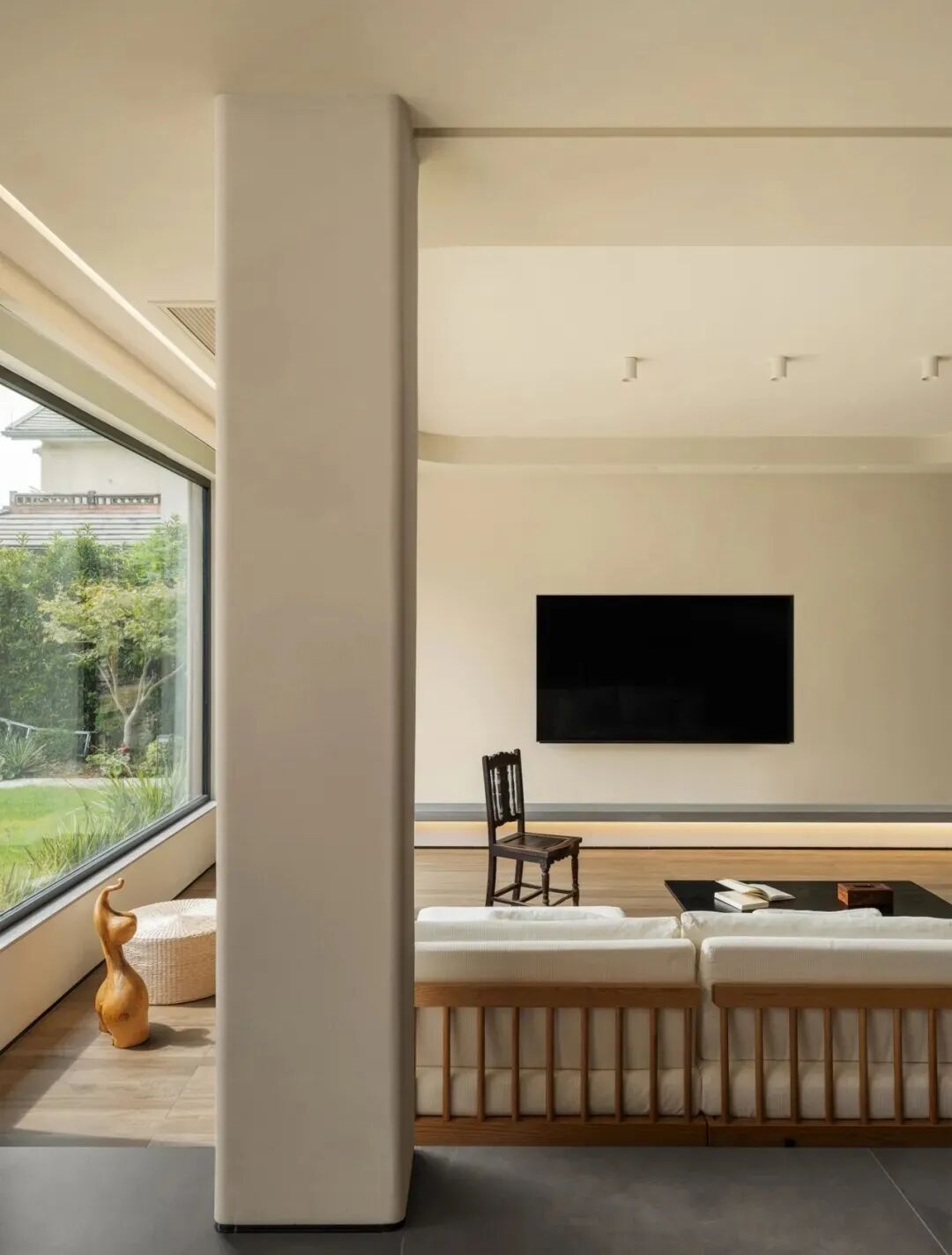 私宅设计：380㎡东方自然主义，引绿构景，四季漫生趣-13