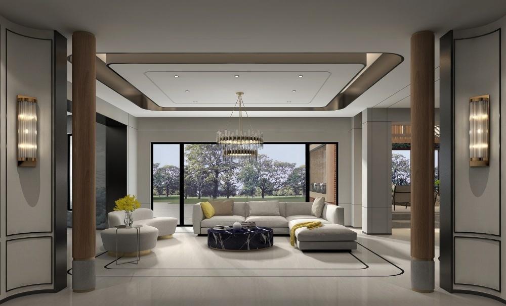 
明烨天空-现代风格别墅效果图表现项目 -4