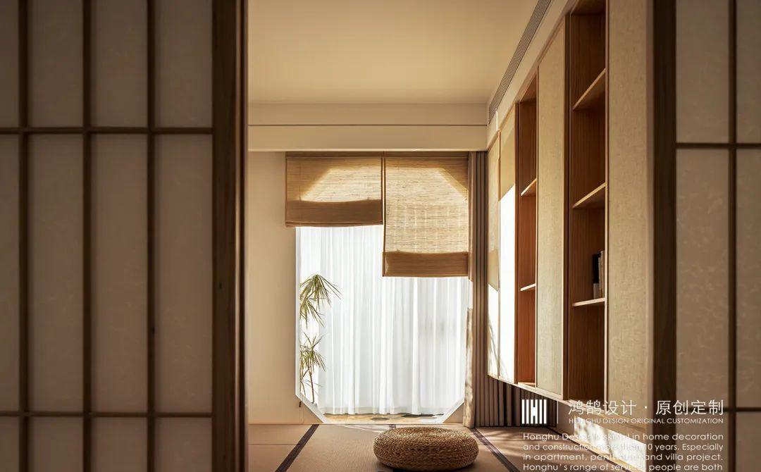 原木榻榻米多功能家居空间设计-30
