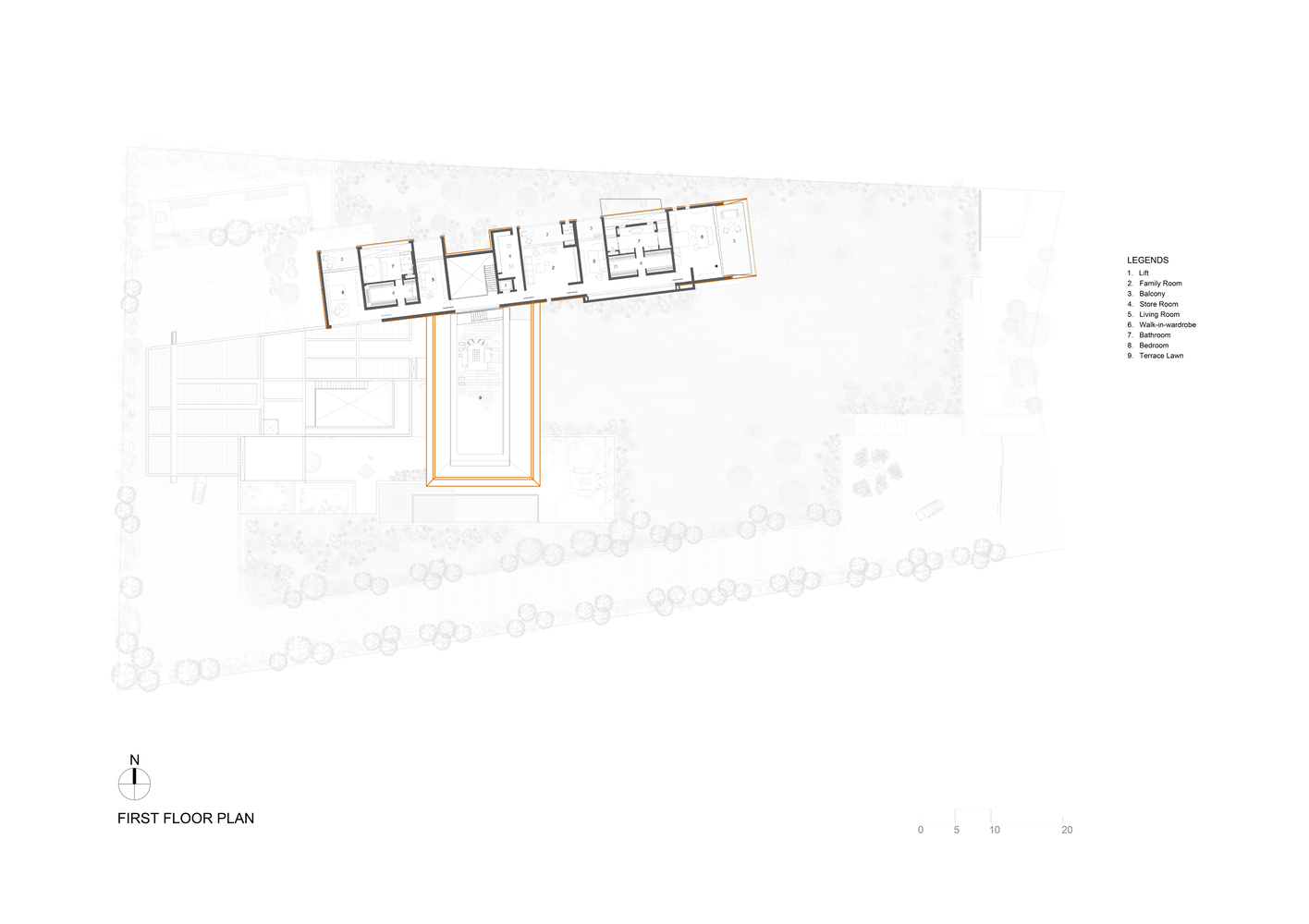 印度奢华别墅设计丨SPASM Design Architects-25