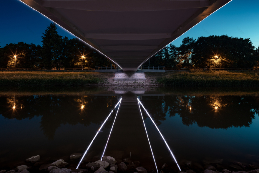 尼特拉河自行车桥丨斯洛伐克尼特拉-22