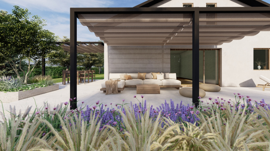 Geometric garden(带草坪的几何花园)丨波兰莱格尼察-8