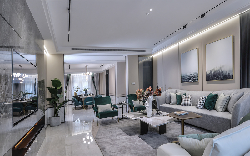 新疆乌鲁木齐·首府公馆A1户型样板房设计丨中国乌鲁木齐丨新疆室内设计联合汇“新设汇”-36