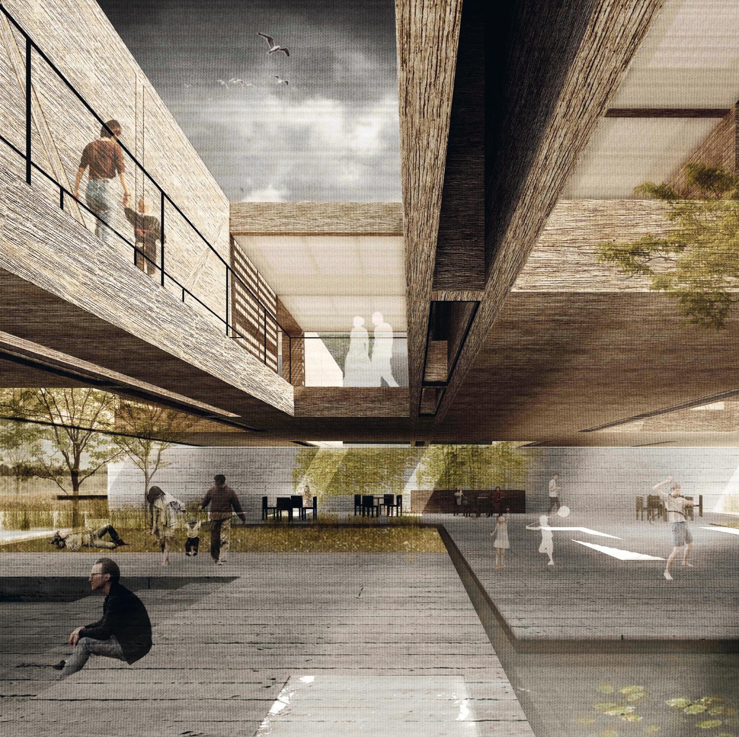 济南小清河湿地露营建筑设计-6