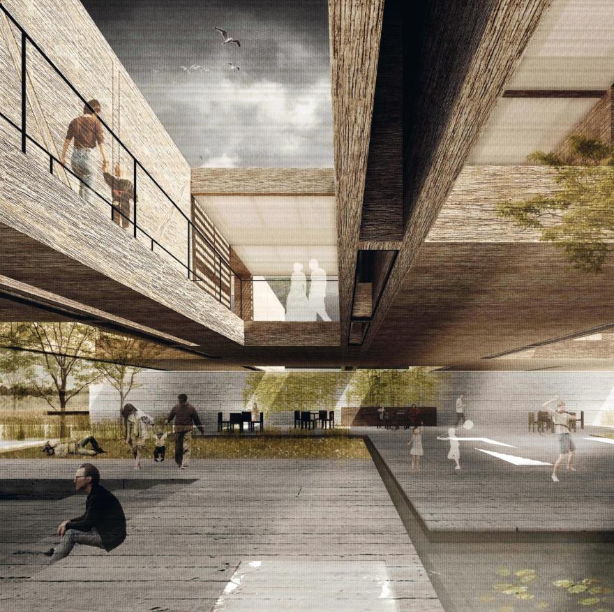 济南小清河湿地露营建筑设计-6