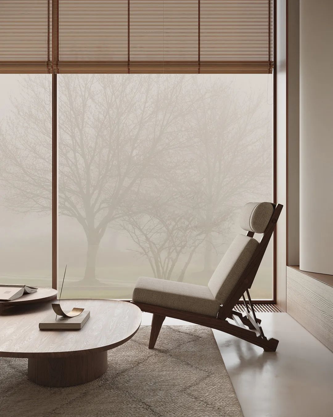 暖色调原木系奶油风极简设计丨HPISD-18