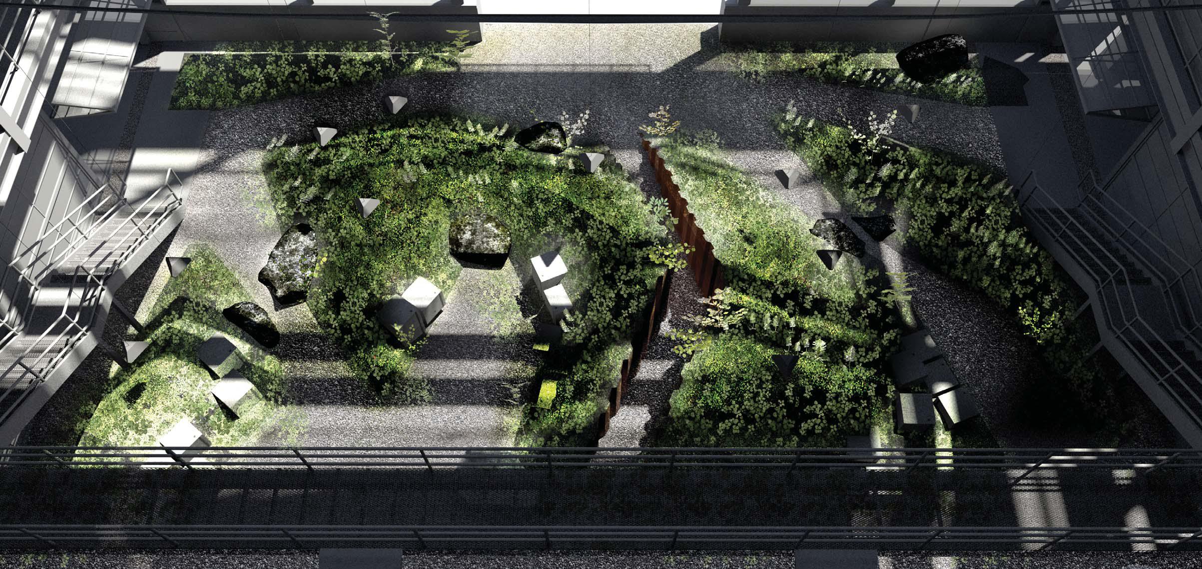 “最硬核”的办公空间改造，废弃海军造船厂中长出了一座封闭森林！-60