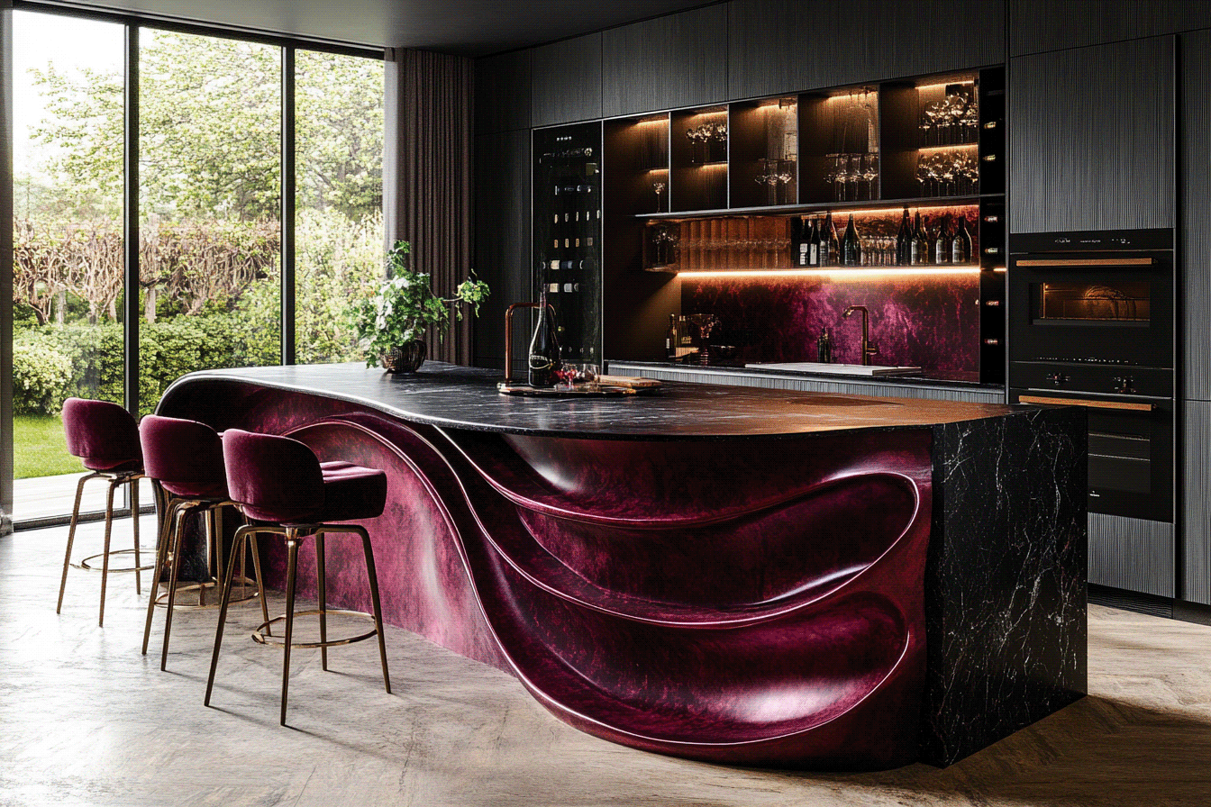 Extraordinary Bespoke Kitchen Islands by AICI-88