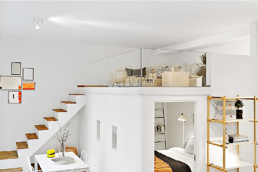 斯德哥尔摩带海港景观的纽约风格 loft丨瑞典斯德哥尔摩-9